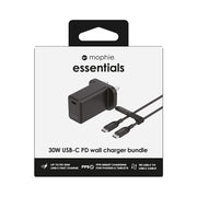 ESSENTIALS 30W USB-C PD WALL CHARGER BUNDLE