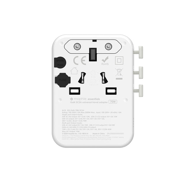 70W TRAVEL ADAPTER